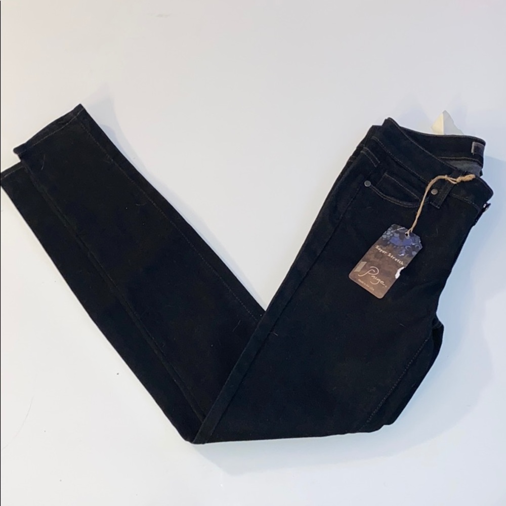 Paige dark skinny jeans